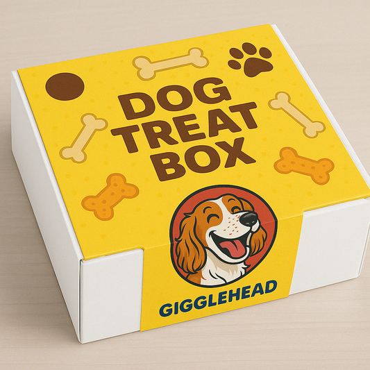 GiggleHead dog treat box